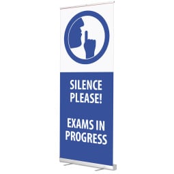 Silence Please - Exams in Progress Sign