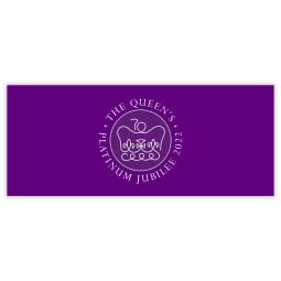 Purple - Platinum Jubilee Celebration Banner