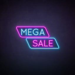 Mega Sale Retro LED Neon Sign