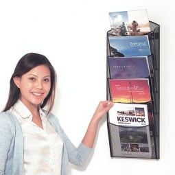 Wire Wall Mounted Brochure Dispenser