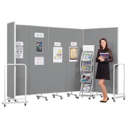 Insta-Wall Mobile Folding Room Partition