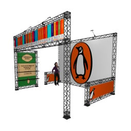 5x4 reconfigurable folding Gantry exhibition stand 