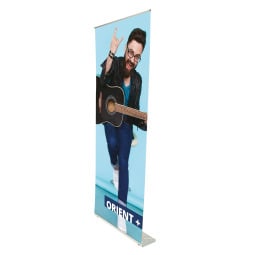 Orient pull up banner stand