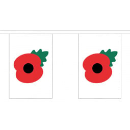 Poppy Bunting - 10 Flags