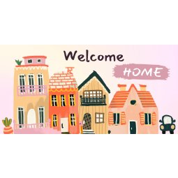 Welcome Home - Banner 187
