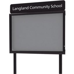 Freestanding Personalised Outdoor School Sign