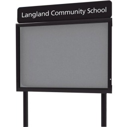 Outside School Sign External Notice Boards | Discount Displays
