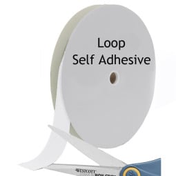 Loop nylon with self adhesive backing