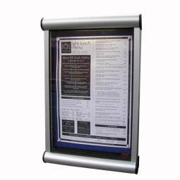 Wall mounted menu case