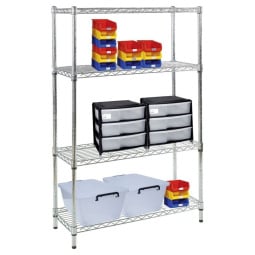 Eclipse Chrome Wire Shelving