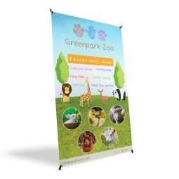 X Banner Stand Tensioned Pop Up Display