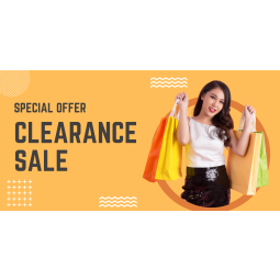 Huge Stock Clearance - Banner 199