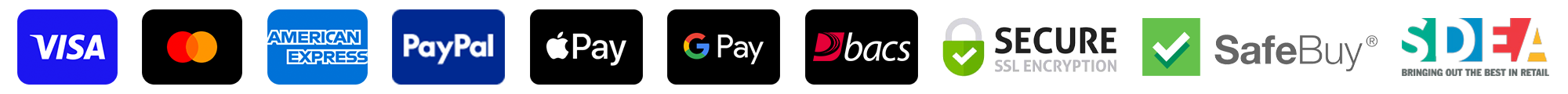 Secure payments and industry accredited