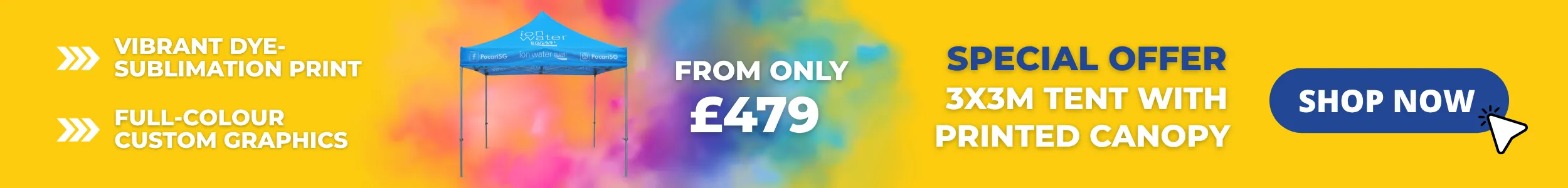 3x3 event tent gazebo special offer