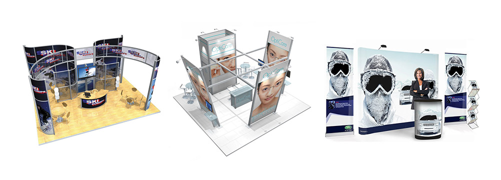 Three Exhibition Stands