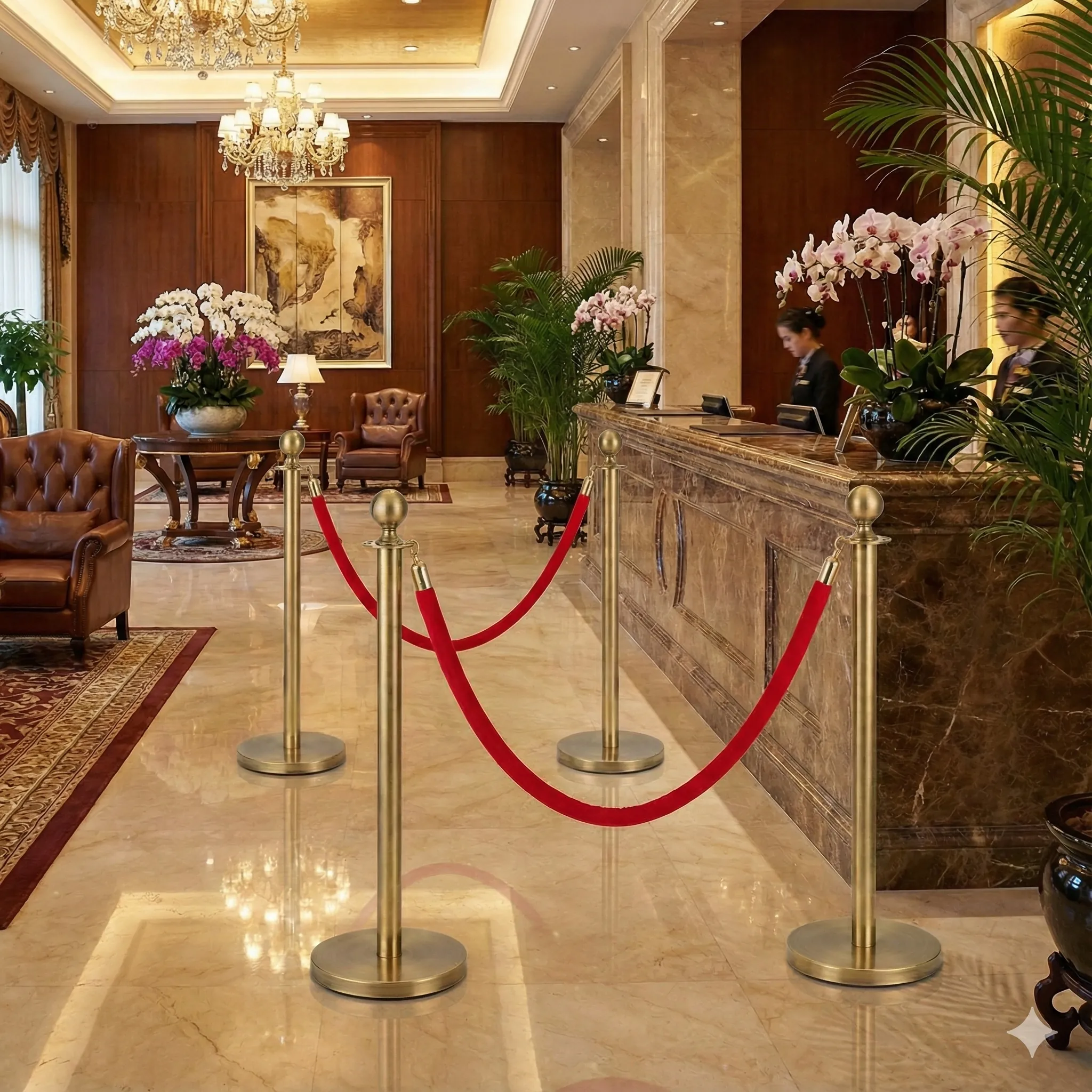 Rope and Post Barriers