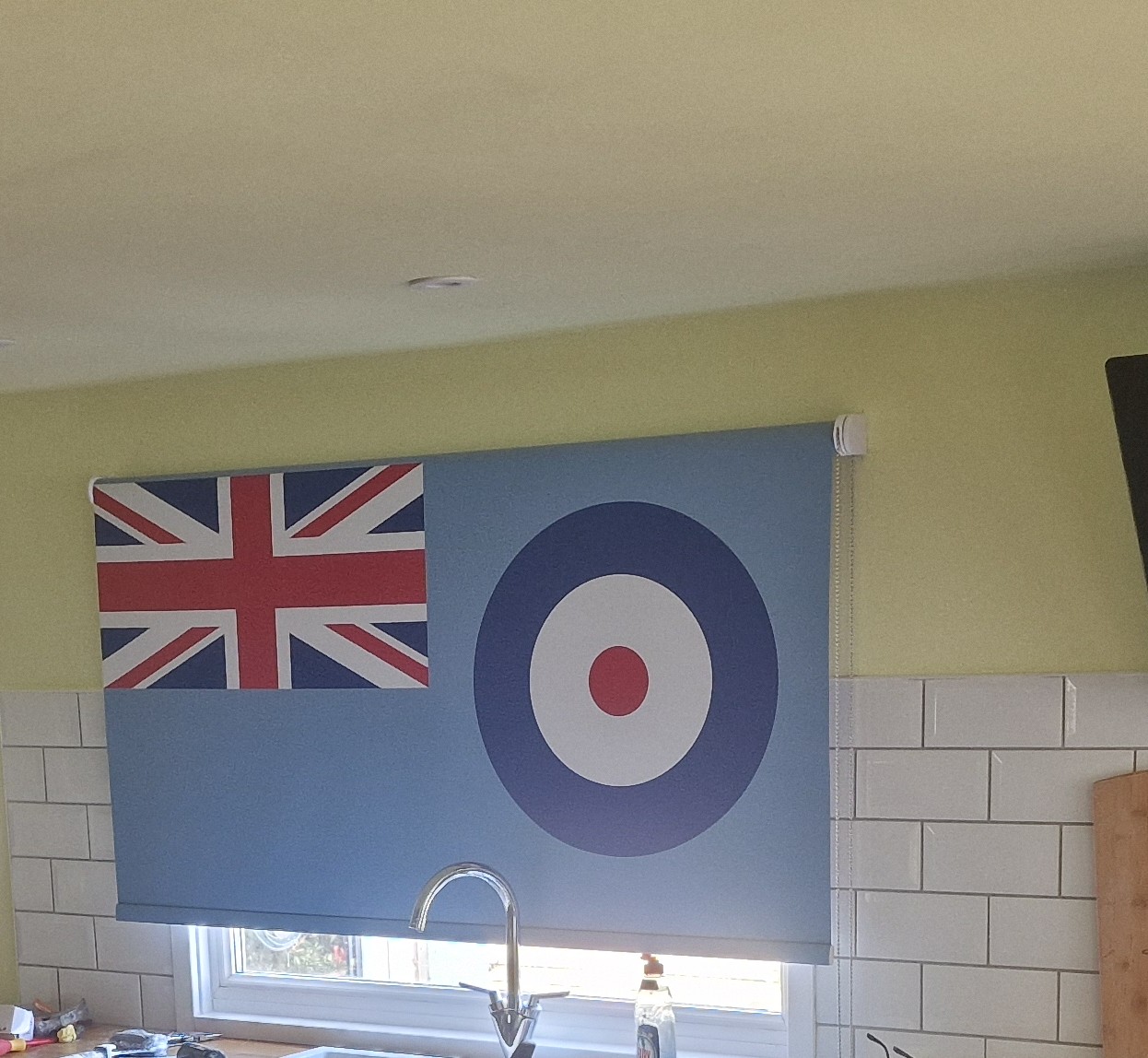 A real photo of Custom Printed Logo Blinds by Tim Feast (1)