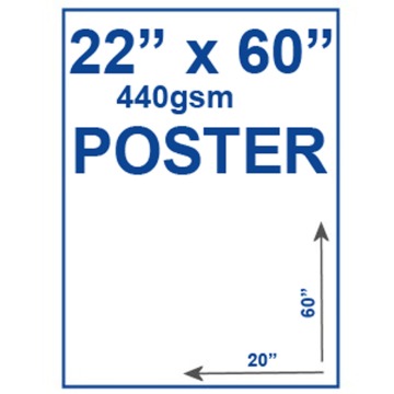 Outdoor PVC Posters - 22" x 60"