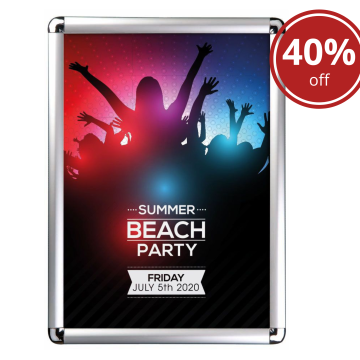 Special Offer - 10x A5 snap frames - Round Corners