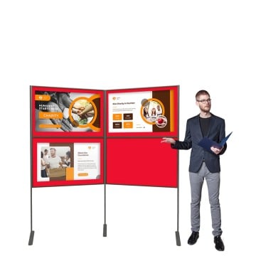 4 panels display kit