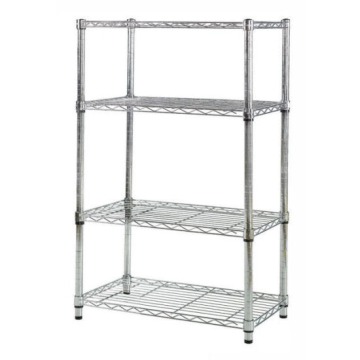 Chrome Exhibition display shelves