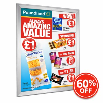 special offer a1 lockable snap frames
