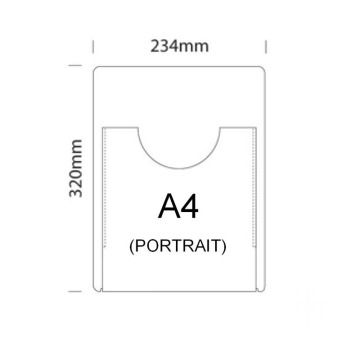 3x A4 Leaflet Holder Kit