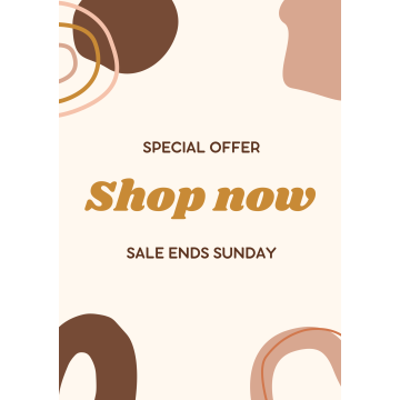 Poster - Sale Ends Sunday - 178