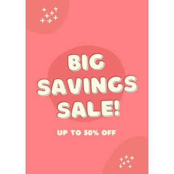 Big Savings Sale - Poster 156