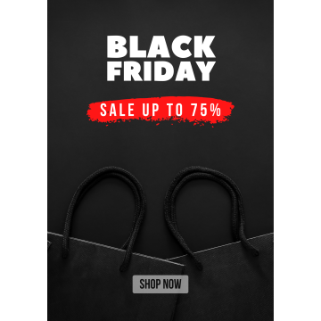 Black Friday Retail Sale Poster