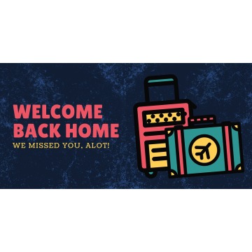 Banner - Welcome Home - 392