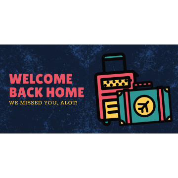 Banner - Welcome Home - 392