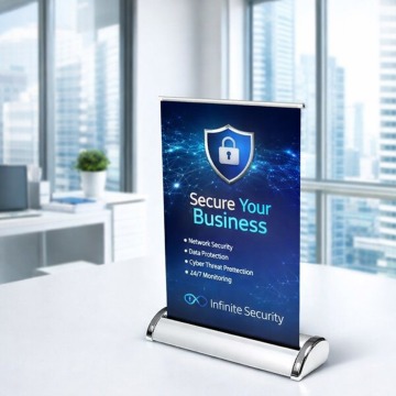 Breeze Desktop Banner Stand
