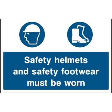 Please Wear a Hard Hat Correx | Foamex | Dibond
