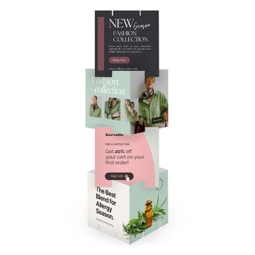 Custom Printed POS Display Cubes