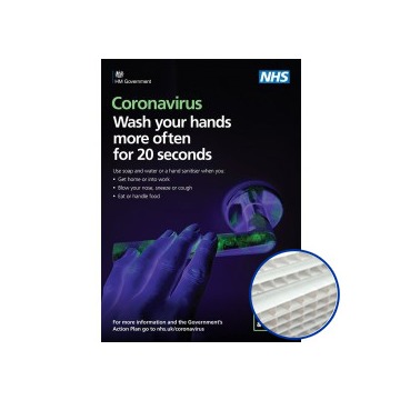 Printed Correx Signs - Pack of 10 - Coronavirus Design 2