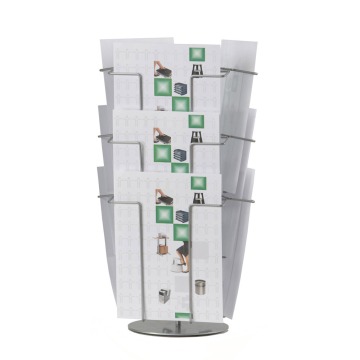 Desktop Revolving Brochure Display