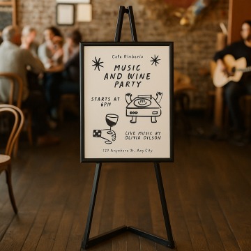 Portable Display Easel