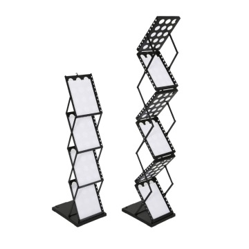 Z-Up Folding A4 Multi Pocket Literature Rack