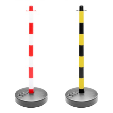 Plastic Chain Barrier - Water Base 6 Posts 10m Chain