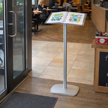 Freestaning Satellite Folder Menu Holder