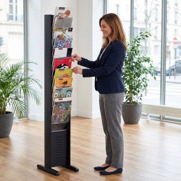 10 Pocket Brochure Rack