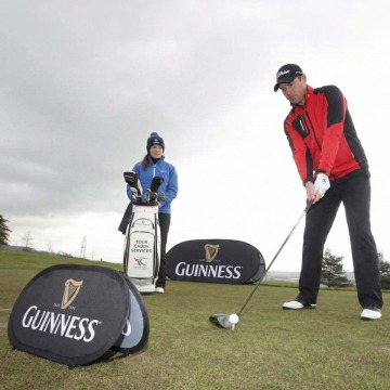Golf Tee-Marker Pop Up Banner Frame