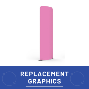 Modulate™ Replacement Stretch Tension Fabric Graphic - Curved 2400mm High