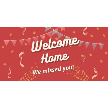 Banner - Welcome Home - 341