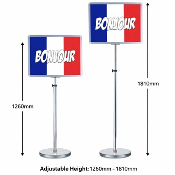 Floorstanding Indoor Landscape Poster Holder