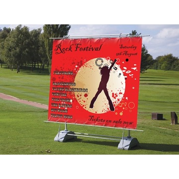 Giant Outdoor Banner Stand - 2500mm Wide