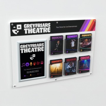 Dibond Backed Wall Mounted Information Board