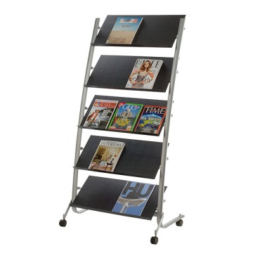 15xA4 Wheeled Literature Rack