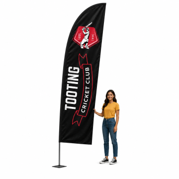 Large Premium Aluminium Feather Flag